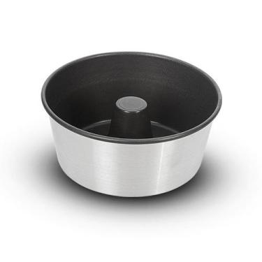 Imagem de Forma de Bolo ou Pudim com furo Antiaderente Interno nº18 - Alumínio B