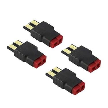 Imagem de FLY RC 4 pçs adaptador de conector de bateria RC Lipo compatível com conectores de bateria Traxxas Lipo para carregador de plugue Deans T ESC
