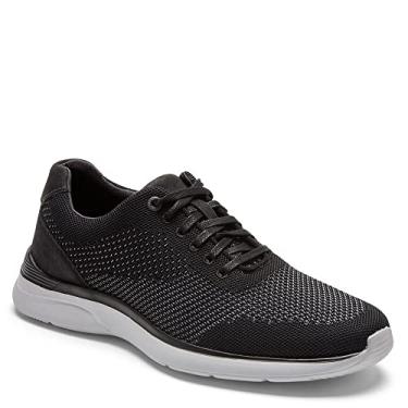 Imagem de Rockport Men's Total Motion Active Mesh Plain Toe Sneaker Black 2 Leather/Synthetic 8 W