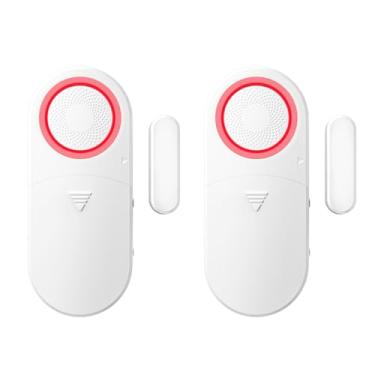 Imagem de Alarme de porta de freezer com atraso quando deixado aberto, alarme aberto de janela de porta lembrete de fechamento de portas alto 120 dB para casa, loja, escritório, escola