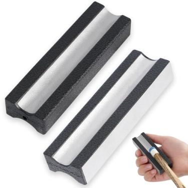 Imagem de Jurtmy Modelador de pontas de taco de sinuca, ferramenta multifuncional de reparo rápido, kit de substituição de pontas de taco de sinuca acessórios de bilhar acessórios para tacos de sinuca para