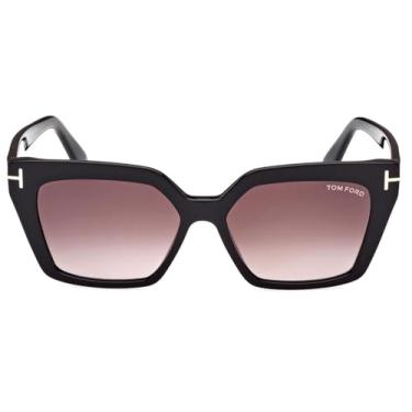 Imagem de TOM FORD ÓCULOS DE SOL 1030 01Z 53 - Sunglasses - Marrom - Acetato - Preto - Clássico - Mulheres