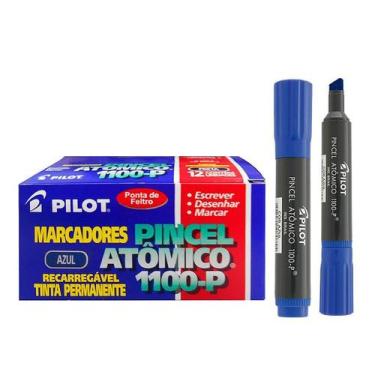 Imagem de Pincel Atomico 1100-P Pilot 12 Unidades, Azul