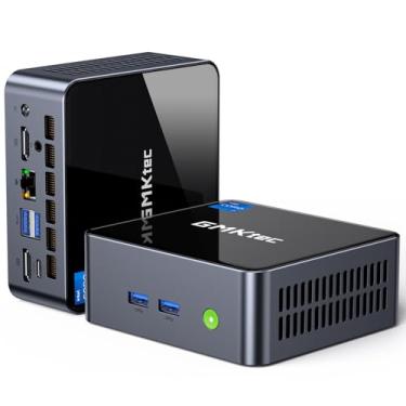 Imagem de GMKtec Mini Pc, M2 Pro Intel Core I7-1195G7 (Turbo 5.0 Ghz) 512 Gb Ssd 16 Gb Ddr4, Windows 11 Pro Pré-Instalado Mini Computadores De Mesa Wifi 6, Usb3.2, Bt 5.2, Dp, Hdmi, Rj45 2.5G