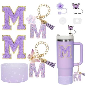 Imagem de Liangang Conjunto de acessórios de copo Stanley de 9 peças, compatível com Stanley Cup 850 g 1,134 g, incluindo 2 peças de capa de palha Stanley e bota, tampa à prova de derramamento, 2 peças de