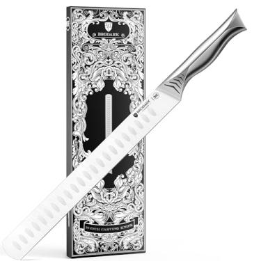 Imagem de BRODARK Faca De Trinchar - Faca De Peito De 12" Para Trinchar Carne - Faca De Fatiar De Aço Inoxidável De Alto Carbono Para Costela De Peru Assada Com Presunto - Certificação Nsf, Série Shark