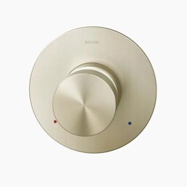 Imagem de Acabamento Monocomando para Chuveiro e Ducha Higiênica 1/2 Docol Mix&Match Níquel Escovado - 931244