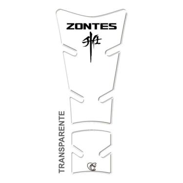 Imagem de Adesivo Protetor Tanque Moto Zontes R350 Z350 T350x Transparente