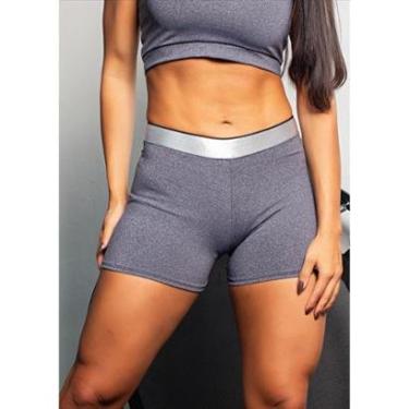 Imagem de Short Feminino Fitness Com Elástico -Feminino