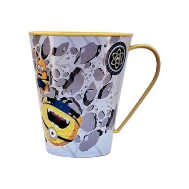 Imagem de Caneca Infantil de Plástico 360 ml Personagens Plasútil, Minions