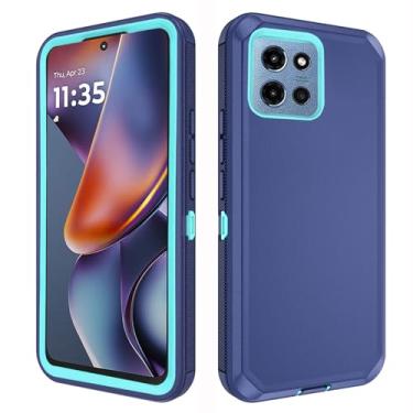 Imagem de Asuwish Capa de celular para Motorola Moto G 5G 2025 capa de celular híbrida robusta à prova de choque rígida à prova de quedas acessórios móveis de corpo inteiro resistente G5G 5 G mulheres homens