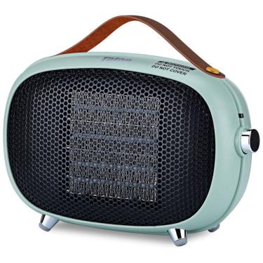 Imagem de Teioe M7 Aquecedor de Cerâmica Elétrico Portátil, 800W, 110V, Verde