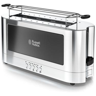 Imagem de Torradeira de 2 Fatias com 6 Níveis de Tostagem, 1200W, 110v, RUSSELL HOBBS TRL9300BKR, Preto