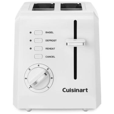 Imagem de Torradeira Elétrica, Compacta 2 Fatias, Branca, 110v, CUISINART CPT 122, Branco
