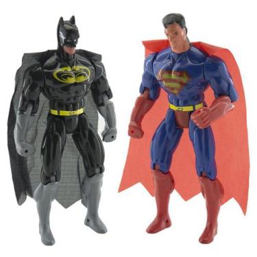 Imagem de Kit 2 Bonecos Articulados Super Heróis Liga da Justiça 29 cm - Gici Ki