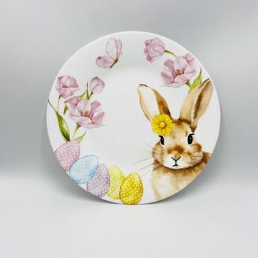 Imagem de Conjunto 6 pratos rasos de Vidro Páscoa PicNic 25,4cm - fl