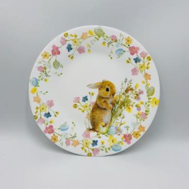 Imagem de Conjunto 6 pratos rasos de Vidro Páscoa Le Patisserie 25,4cm - FL