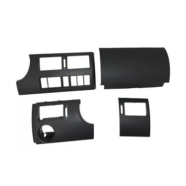 Imagem de Kit Moldura 4 Peças Do Painel Gol Parati Saveiro G3 2000 2001 2002 2003 2004 2005 Cinza Antracite (escuro) (grafite)