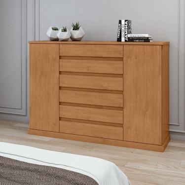 Imagem de Cômoda 7 Gavetas 2 Portas Vedras Lopas