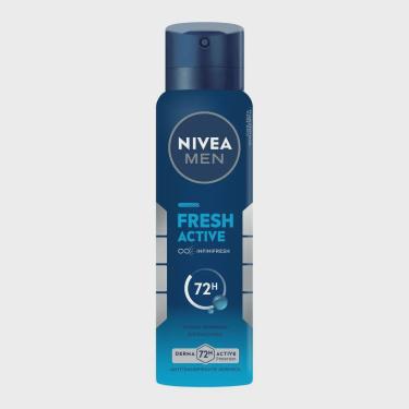 Imagem de Desodorante Nivea Men Fresh Active Antitranspirante Antibacteriano Aerosol 150ml