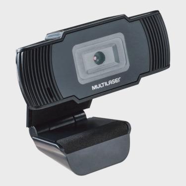 Imagem de Webcam office HD 720P USB multilaser AC339 com microfone 30FPS preta Visão 360º