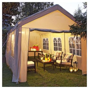 Imagem de Gazebo com Cortina 280x400x800 cm - Just Home Collection