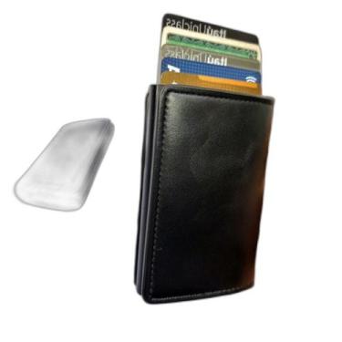 Imagem de Carteira Pequena Feminina Fina Pu Tecnologia Rfid Cartao Nfc - Atni