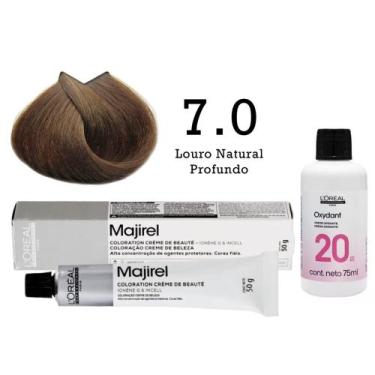 Imagem de Coloração Majirel 7.0 Louro Natural Profundo+ Emulsão Oxi 20 Vol. 75ml