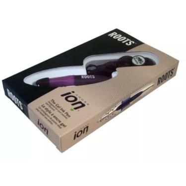 Imagem de Cross Caneta esferográfica de íon Roots Cosmic Roxa, fabricada nos EUA, com clipe de teclado e cordão