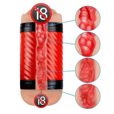 Imagem de Masturbador Masculino Cyberskin Duplo Anus E Vagina Realista - Sexy Im