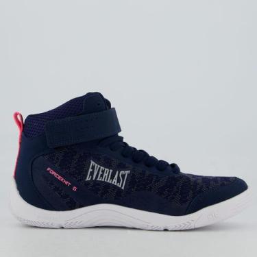 Imagem de Tênis Everlast Forceknit 6 Feminino Marinho e Rosa, 36