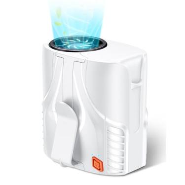 Imagem de DeeKom Ventilador de cintura pessoal portátil 2025 e ventilador de pescoço, motor sem escova de 14000 RPM, tempo de funcionamento 40H recarregável, operação silenciosa de 6 velocidades, resfriamento