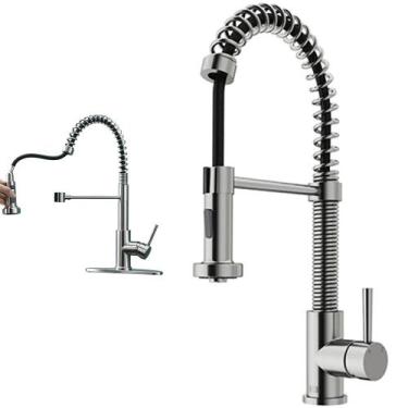 Imagem de Torneira Cozinha Goumert Misturador Agua Quente Fria Monocomando Flexi