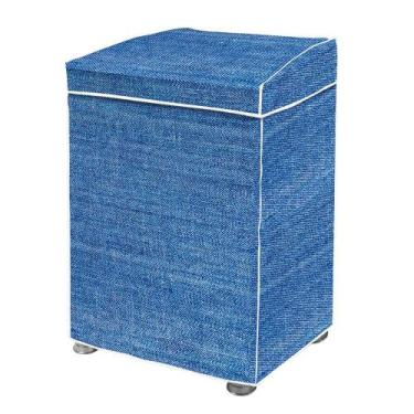Imagem de Capa Maquina de Lavar Flanelada Jeans P - Vida Pratika