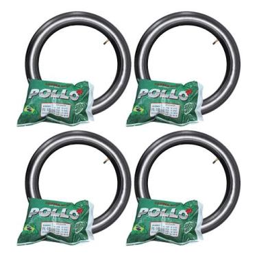 Imagem de Kit Câmara de Ar Moto MG-18 4 Unidades - POLLO