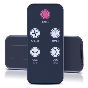 Imagem de Novo controle remoto de substituição compatível com Ozeri OZF6 OZF6-WT Brezza III Ventilador de mesa oscilante duplo de 25,4 cm