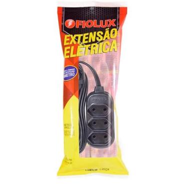 Imagem de Extensao Elétrica 2 Metros Bivolt Fiolux, 110V/220V (Bivolt)