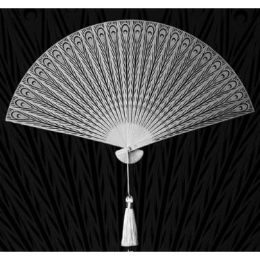 Imagem de DDMDBYHRY Ventilador dobrável de aço inoxidável completo Ventilador de metal portátil Kungfu Ventilador de artesanato dobrável à mão fácil de transportar auto-arma 02