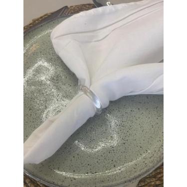 Imagem de Kit Argola Cristal Porta Guardanapo, Ideal para Casamento, Mesa Posta 