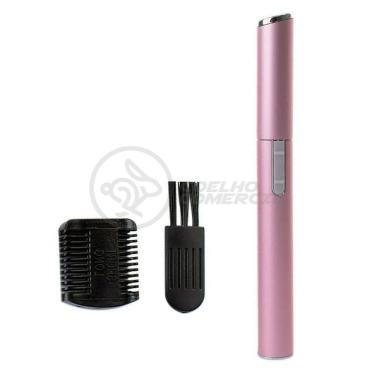 Imagem de Mini Aparador Depilador Elétrico Remover Pelos Lmf-1102 Rosa