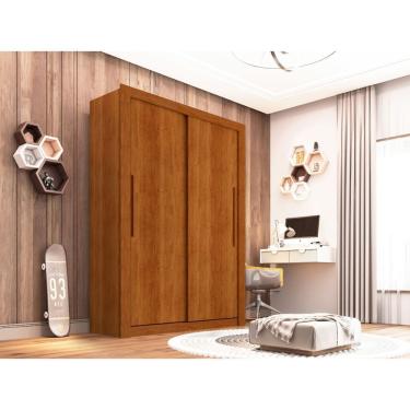 Imagem de Roupeiro Panamá Em Mdp Com 2 Portas E 2 Gavetas Sallêto Cinamomo