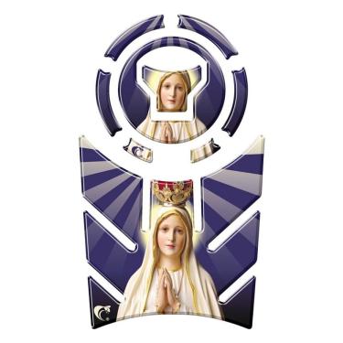 Imagem de Protetor Tanque E Bocal Moto Honda Xre Acima 2018 Nossa Senhora Azul