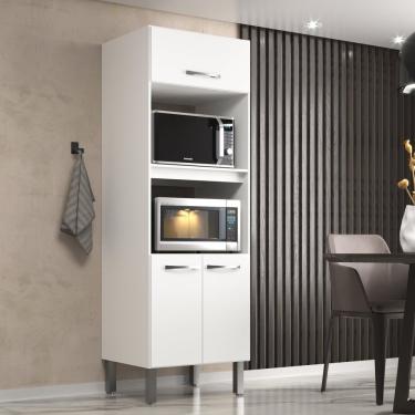 Imagem de Paneleiro Torre Quente Forno E Microondas Branco