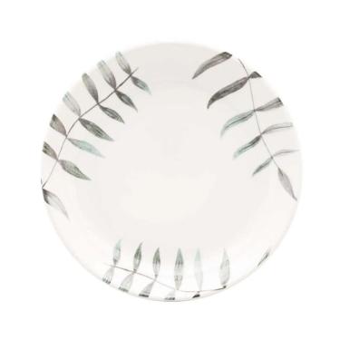 Imagem de Prato Fundo Em Cerâmica Flat Samambaia 20,5cm Oxford