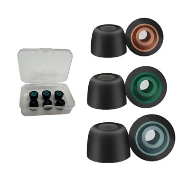 Imagem de Generic Três Pares De Cabeças Substituição Com Ponta Malha Redução Ruído Para Fones Ouvido Sony Wf-1000Xm5, Opções Tamanho, Bloqueio Ambiente, Compatível Wf-Xm4/Xm3/Linkbuds S (Sml)