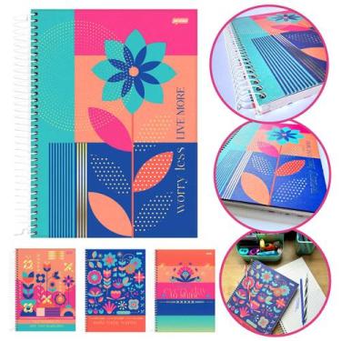 Imagem de Caderno Jandaia Univ 80 Folhas Capa Dura Espiral Ecológico, 3