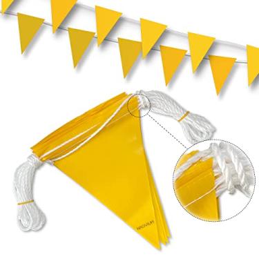 Imagem de NACARUM Sinalizadores de marcação de perímetro OSHA (corda de 408 pés) avisam sobre áreas perigosas, controle de tráfego. Marcação de locais de construção, andaimes, eventos esportivos, propriedade