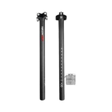 Imagem de Selim de Bicicleta de Carbono Fosco - 27,2/30,8/31,6mm x 350/400mm, 31