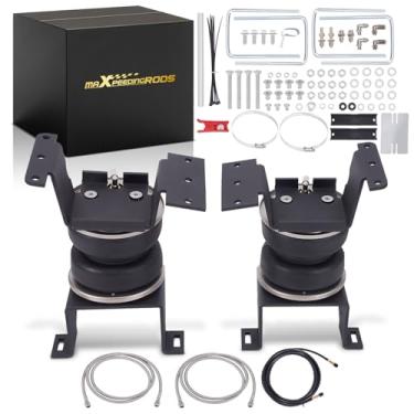 Imagem de maXpeedingrods Kit De Molas Suspensão A Ar 5.000 Libras Para Chevrolet Silverado 2500Hd 3500Hd Gmc Sierra 2011-2019 Com Linha Trançada Aço Inoxidável E Placas Proteção