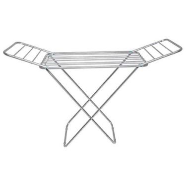 Imagem de Varal de Alumínio Retrátil de Chão com Abas - Kzelar